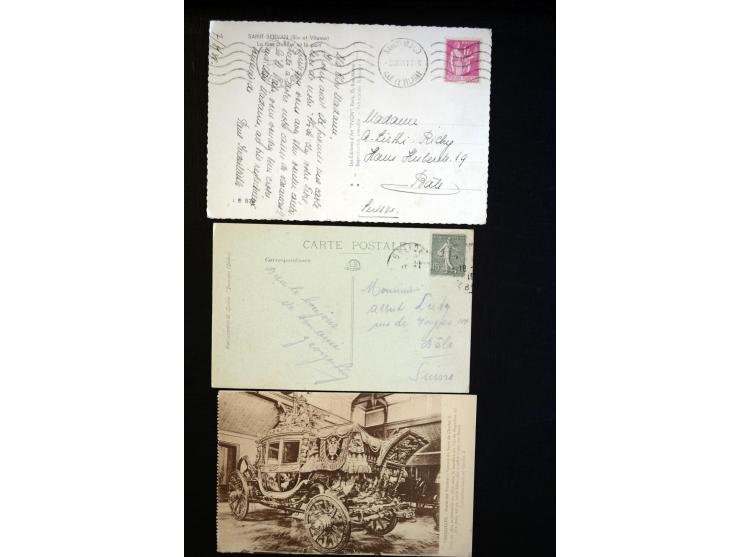 1849/1980 (ca.), Partie Briefe, Karten und Ganzsachen, dabei Mi.-Nr. 7+9 (Paar) auf Brief nach Mexico, etwas Kolonien etc.