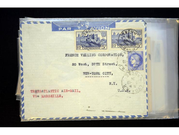 1850/1970 (ca.), einige hundert Briefe, Karten und Ganzsachen mit vielen besseren und interessanten Frankaturen, viel Ausland