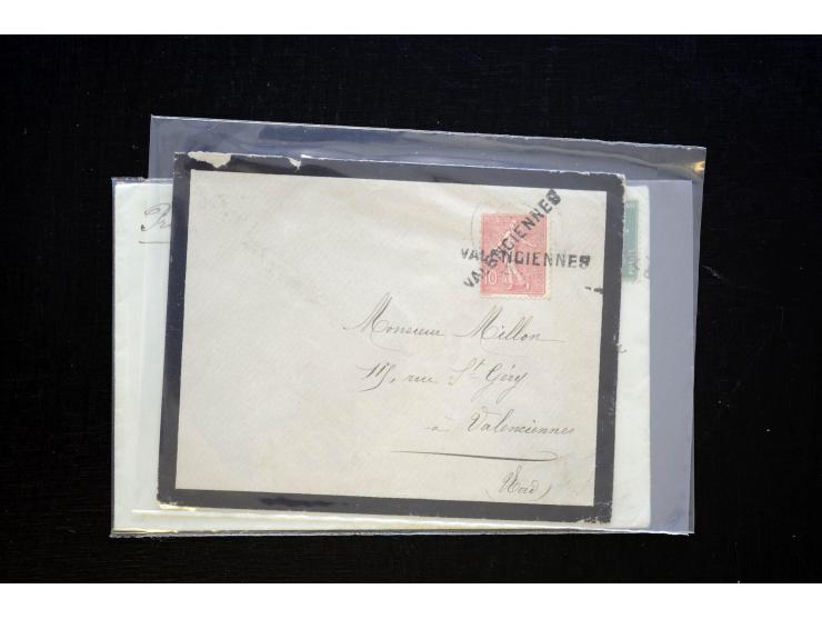 1850/1970 (ca.), einige hundert Briefe, Karten und Ganzsachen mit vielen besseren und interessanten Frankaturen, viel Ausland