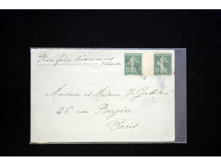 1850/1970 (ca.), einige hundert Briefe, Karten und Ganzsachen mit vielen besseren und interessanten Frankaturen, viel Ausland