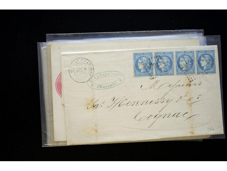 1850/1970 (ca.), einige hundert Briefe, Karten und Ganzsachen mit vielen besseren und interessanten Frankaturen, viel Ausland