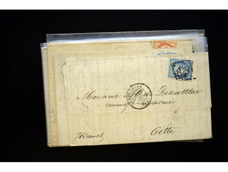 1850/1970 (ca.), einige hundert Briefe, Karten und Ganzsachen mit vielen besseren und interessanten Frankaturen, viel Ausland