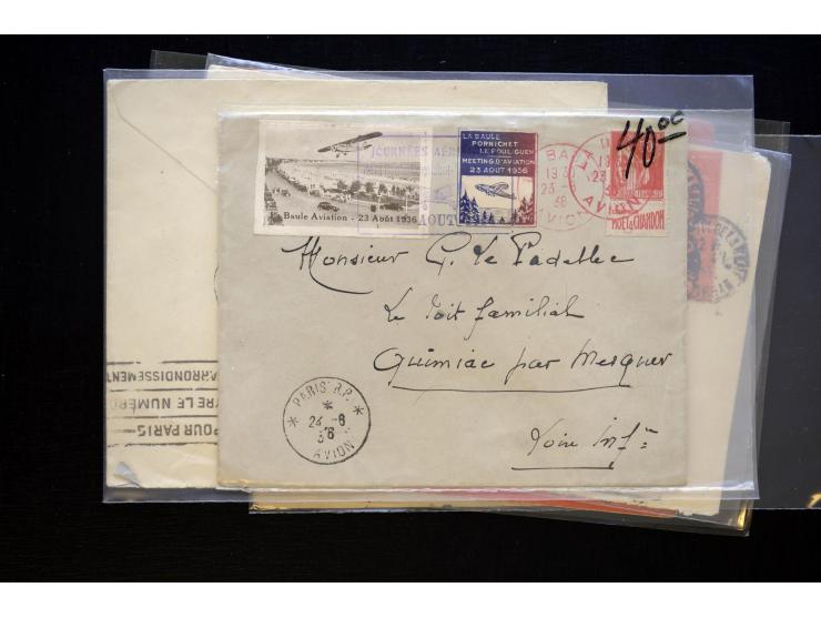 1850/1970 (ca.), einige hundert Briefe, Karten und Ganzsachen mit vielen besseren und interessanten Frankaturen, viel Ausland