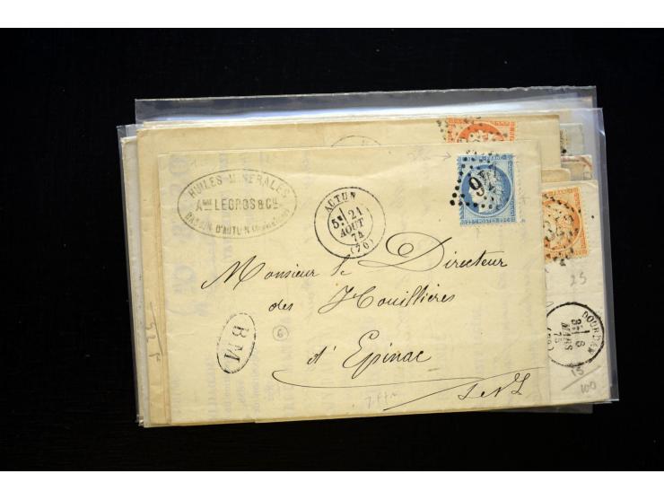 1850/1970 (ca.), einige hundert Briefe, Karten und Ganzsachen mit vielen besseren und interessanten Frankaturen, viel Ausland