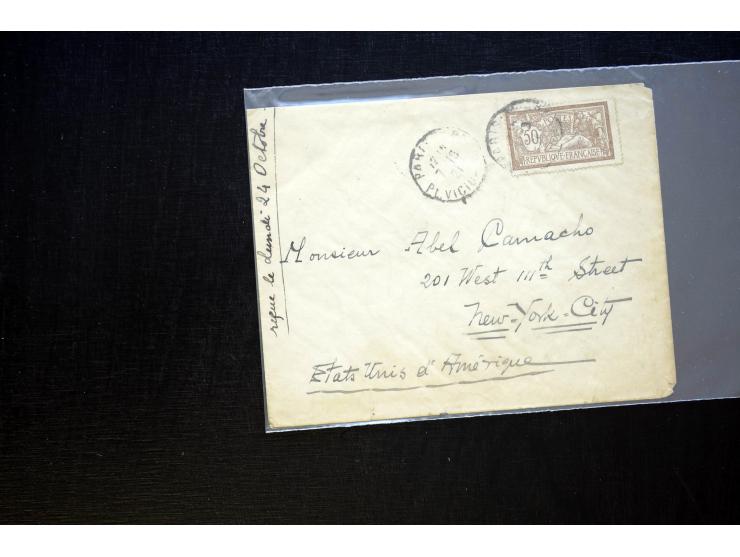 1850/1970 (ca.), einige hundert Briefe, Karten und Ganzsachen mit vielen besseren und interessanten Frankaturen, viel Ausland