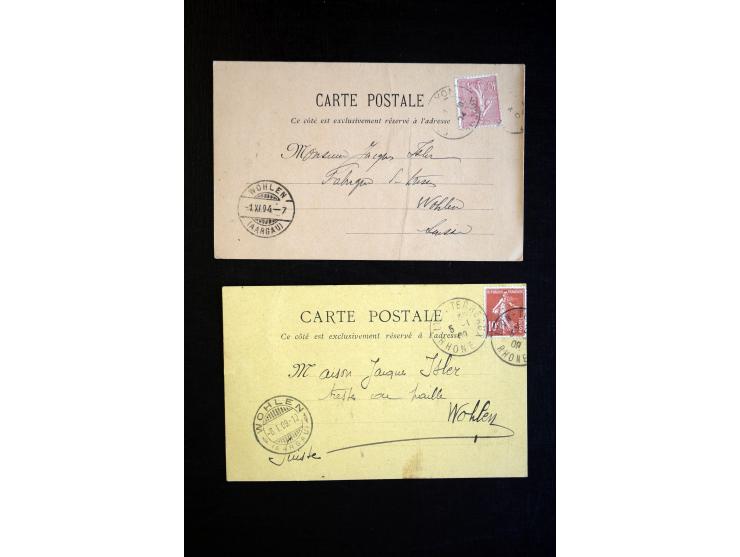 1850/1970 (ca.), einige hundert Briefe, Karten und Ganzsachen mit vielen besseren und interessanten Frankaturen, viel Ausland