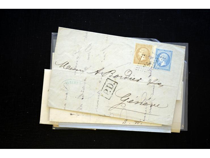 1850/1970 (ca.), einige hundert Briefe, Karten und Ganzsachen mit vielen besseren und interessanten Frankaturen, viel Ausland