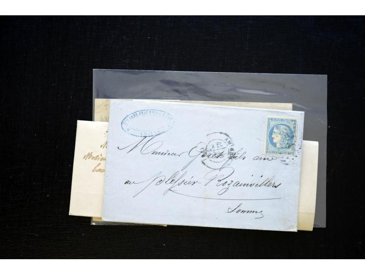 1850/1970 (ca.), einige hundert Briefe, Karten und Ganzsachen mit vielen besseren und interessanten Frankaturen, viel Ausland
