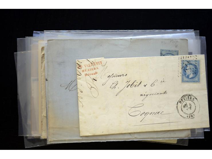 1850/1970 (ca.), einige hundert Briefe, Karten und Ganzsachen mit vielen besseren und interessanten Frankaturen, viel Ausland