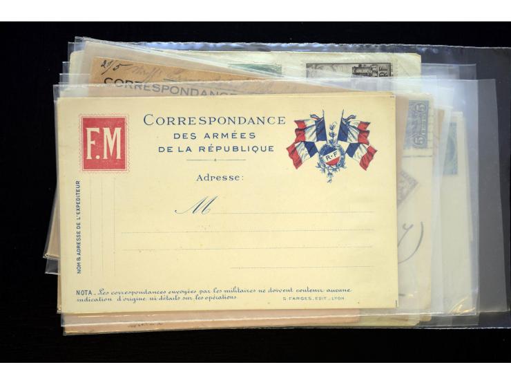 1850/1970 (ca.), einige hundert Briefe, Karten und Ganzsachen mit vielen besseren und interessanten Frankaturen, viel Ausland