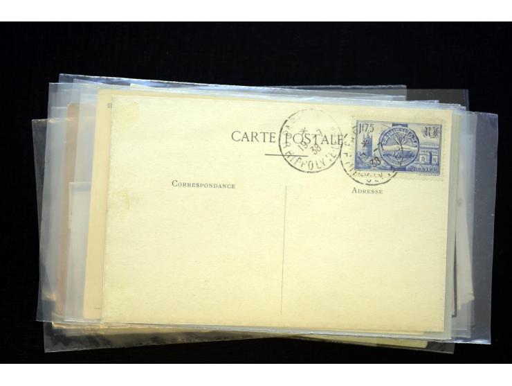 1850/1970 (ca.), einige hundert Briefe, Karten und Ganzsachen mit vielen besseren und interessanten Frankaturen, viel Ausland