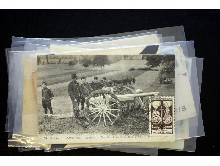 1850/1970 (ca.), einige hundert Briefe, Karten und Ganzsachen mit vielen besseren und interessanten Frankaturen, viel Ausland