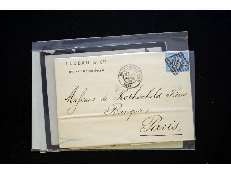 1850/1970 (ca.), einige hundert Briefe, Karten und Ganzsachen mit vielen besseren und interessanten Frankaturen, viel Ausland