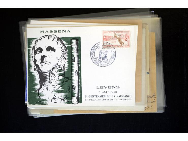1854/1954 (ca.), etwa 80 Briefe, Karten und frankierte Zeitungen, dabei Flugpost, Krimkrieg, etc.