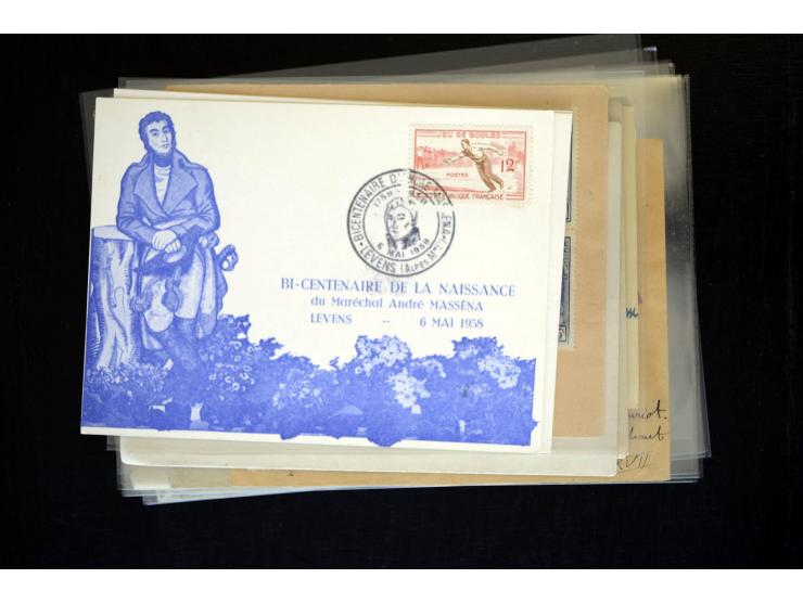 1854/1954 (ca.), etwa 80 Briefe, Karten und frankierte Zeitungen, dabei Flugpost, Krimkrieg, etc.