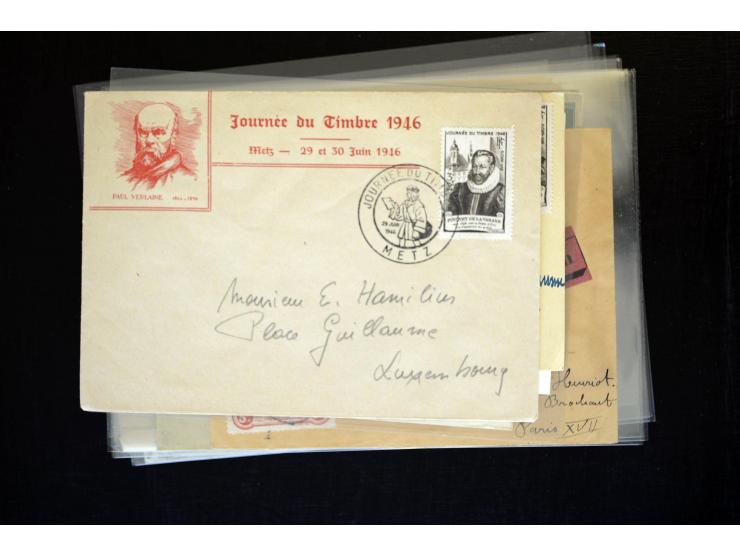 1854/1954 (ca.), etwa 80 Briefe, Karten und frankierte Zeitungen, dabei Flugpost, Krimkrieg, etc.