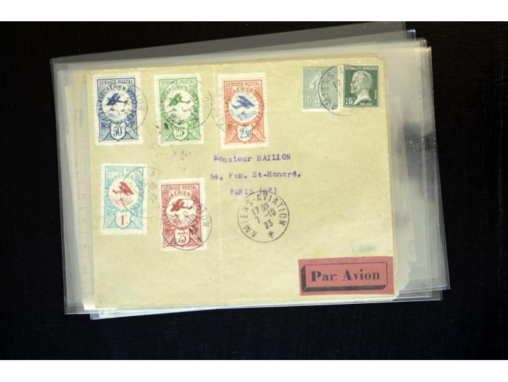 1854/1954 (ca.), etwa 80 Briefe, Karten und frankierte Zeitungen, dabei Flugpost, Krimkrieg, etc.