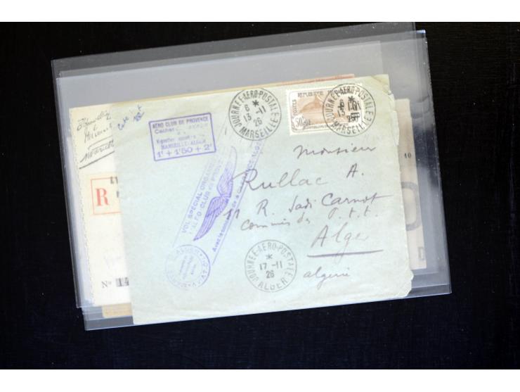 1854/1954 (ca.), etwa 80 Briefe, Karten und frankierte Zeitungen, dabei Flugpost, Krimkrieg, etc.