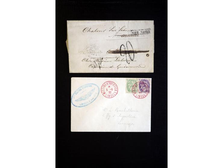 1854/1954 (ca.), etwa 80 Briefe, Karten und frankierte Zeitungen, dabei Flugpost, Krimkrieg, etc.