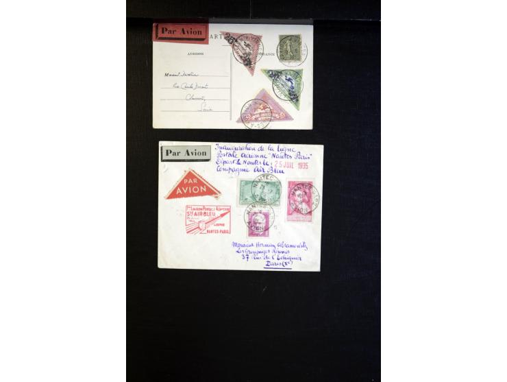 1854/1954 (ca.), etwa 80 Briefe, Karten und frankierte Zeitungen, dabei Flugpost, Krimkrieg, etc.