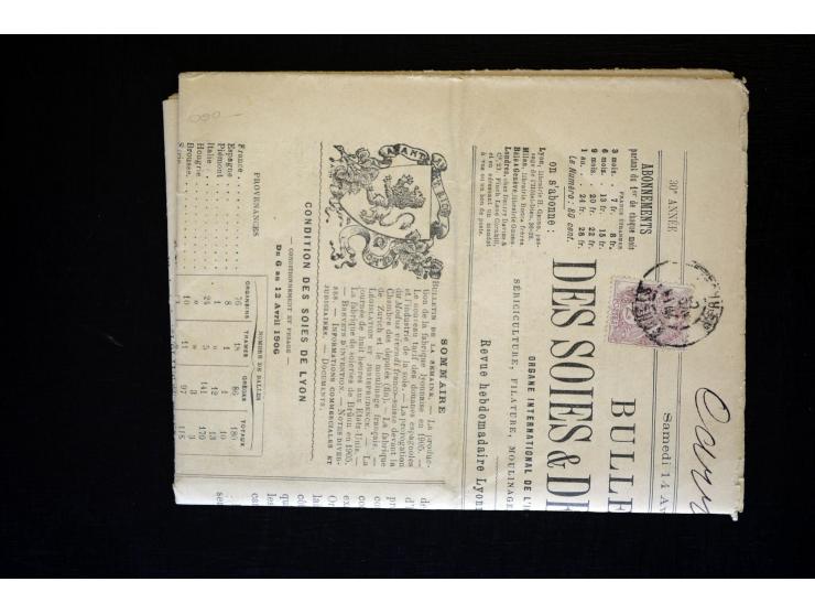 1854/1954 (ca.), etwa 80 Briefe, Karten und frankierte Zeitungen, dabei Flugpost, Krimkrieg, etc.