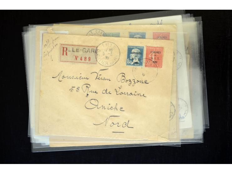 1854/1954 (ca.), etwa 80 Briefe, Karten und frankierte Zeitungen, dabei Flugpost, Krimkrieg, etc.