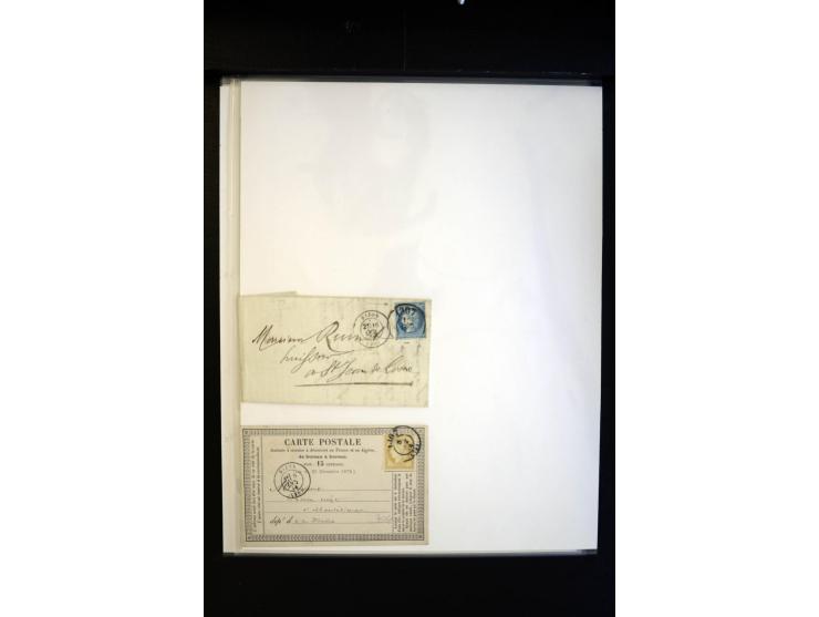 1860/1930 (ca.), Partie Briefe, Karten und 3 frankierte Zeitungen, meist vor 1880