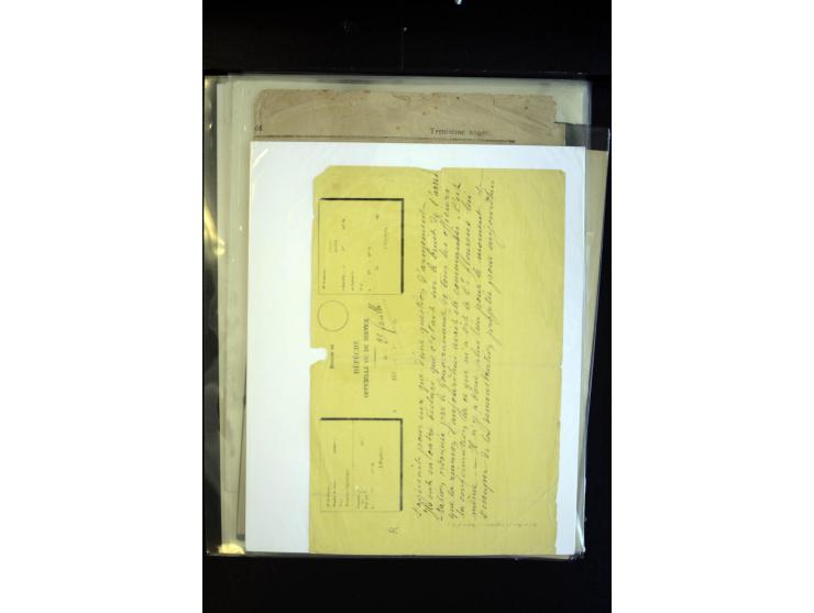 1860/1930 (ca.), Partie Briefe, Karten und 3 frankierte Zeitungen, meist vor 1880
