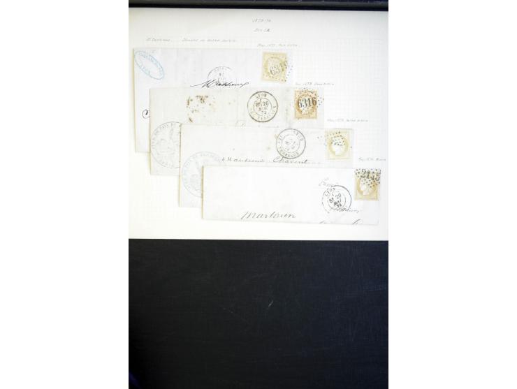 1860/1930 (ca.), Partie Briefe, Karten und 3 frankierte Zeitungen, meist vor 1880