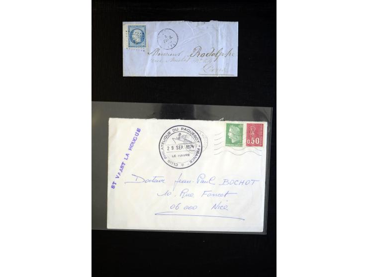 1860/1930 (ca.), Partie Briefe, Karten und 3 frankierte Zeitungen, meist vor 1880