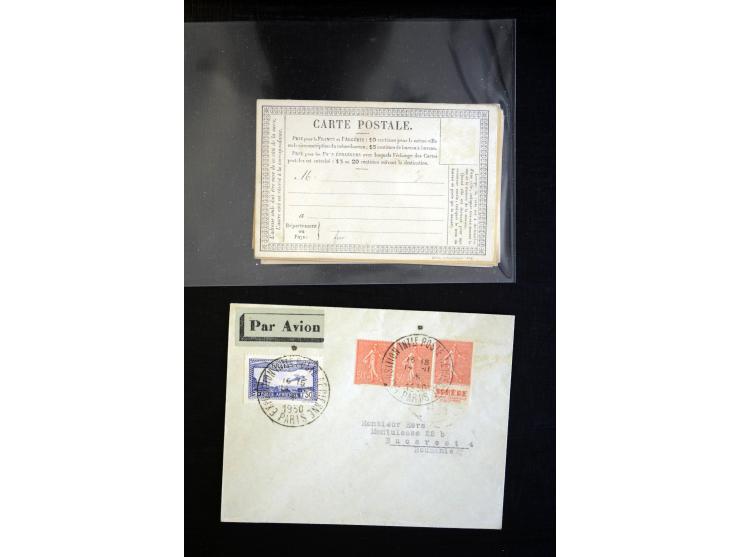 1860/1930 (ca.), Partie Briefe, Karten und 3 frankierte Zeitungen, meist vor 1880