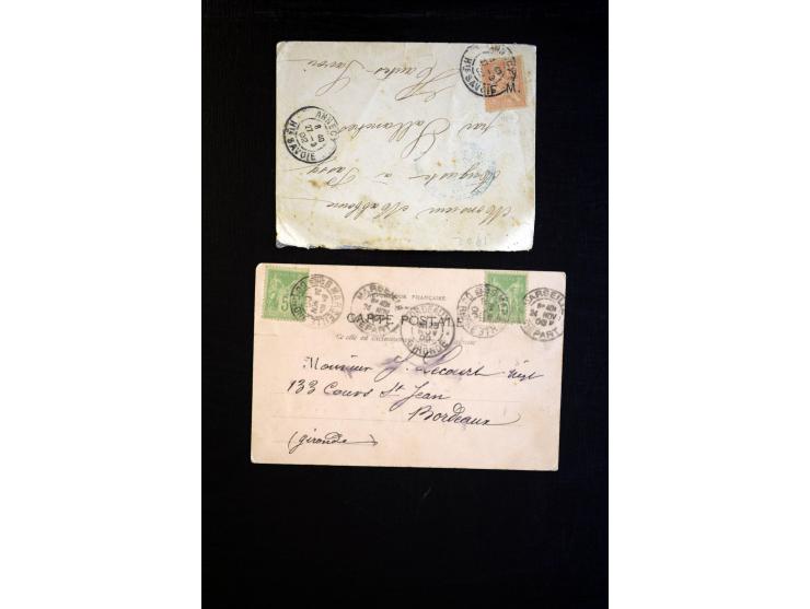 1860/1930 (ca.), Partie Briefe, Karten und 3 frankierte Zeitungen, meist vor 1880