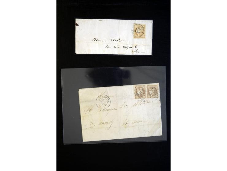 1860/1930 (ca.), Partie Briefe, Karten und 3 frankierte Zeitungen, meist vor 1880