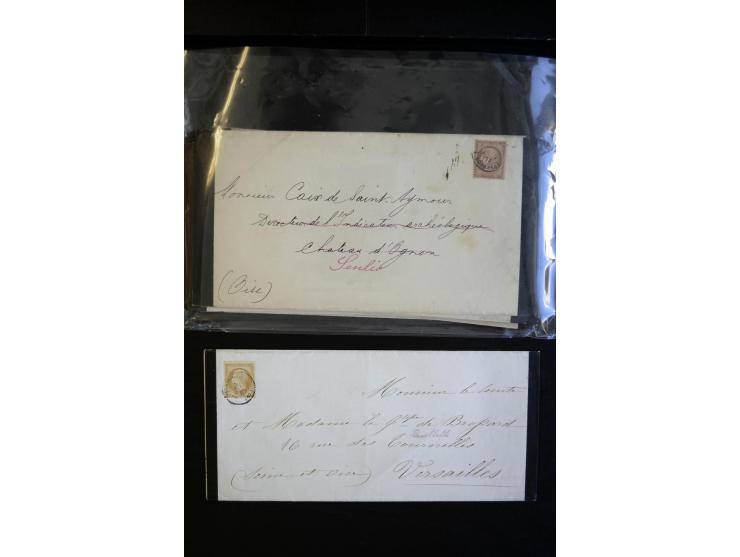 1860/1930 (ca.), Partie Briefe, Karten und 3 frankierte Zeitungen, meist vor 1880
