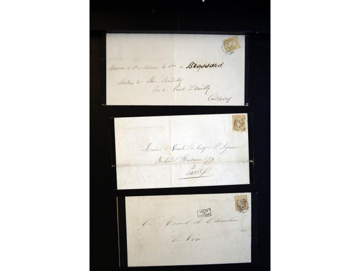 1860/1930 (ca.), Partie Briefe, Karten und 3 frankierte Zeitungen, meist vor 1880