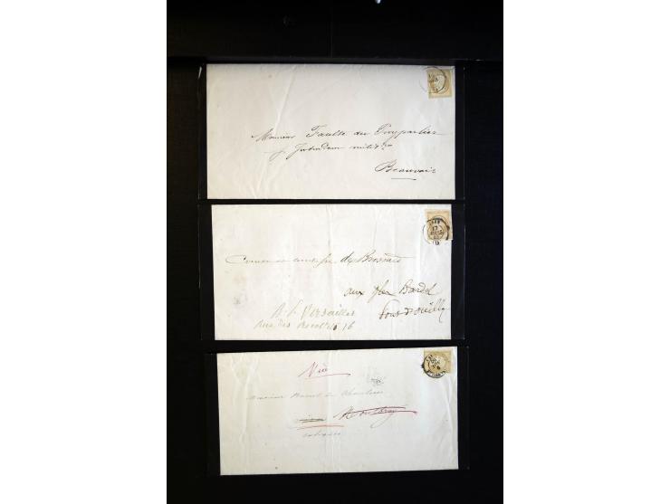 1860/1930 (ca.), Partie Briefe, Karten und 3 frankierte Zeitungen, meist vor 1880