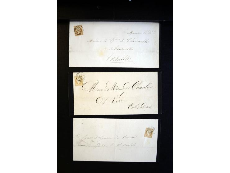 1860/1930 (ca.), Partie Briefe, Karten und 3 frankierte Zeitungen, meist vor 1880