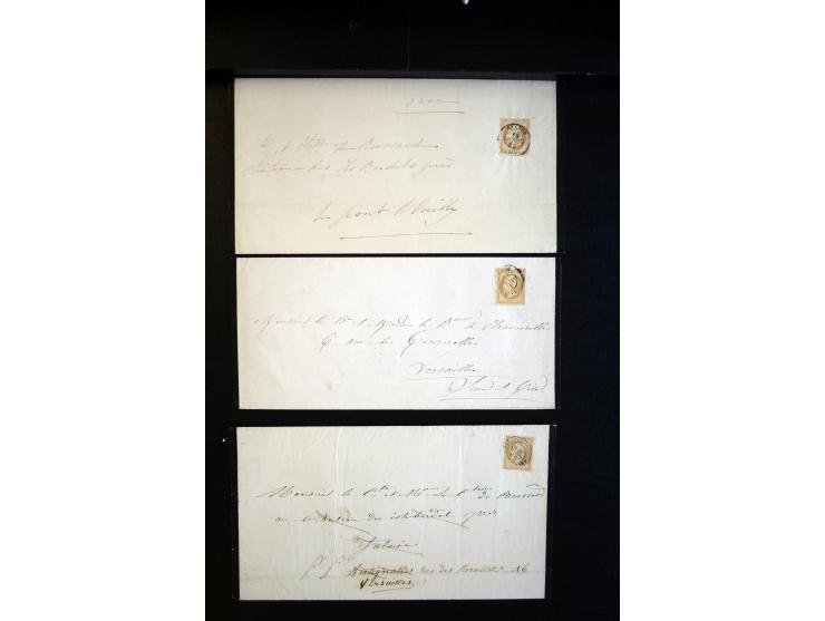 1860/1930 (ca.), Partie Briefe, Karten und 3 frankierte Zeitungen, meist vor 1880