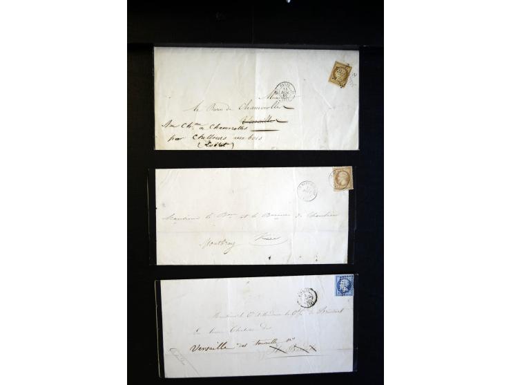 1860/1930 (ca.), Partie Briefe, Karten und 3 frankierte Zeitungen, meist vor 1880