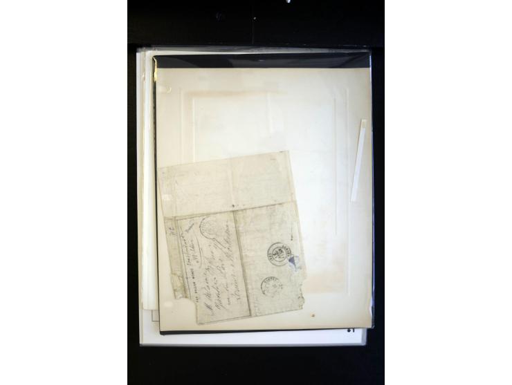 1860/1930 (ca.), Partie Briefe, Karten und 3 frankierte Zeitungen, meist vor 1880