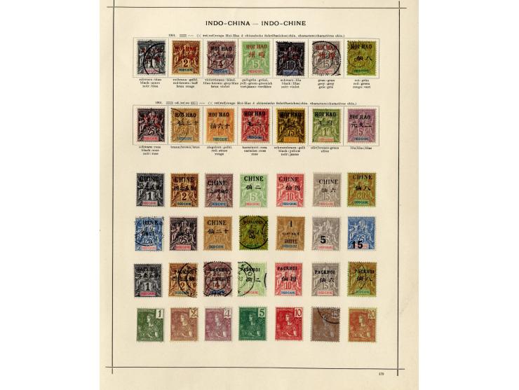 1885/1915 (ca.), ungebrauchte und gestempelte alte Sammlung mit vielen besseren Werten und kpl. Ausgaben, einiges etwas hafte