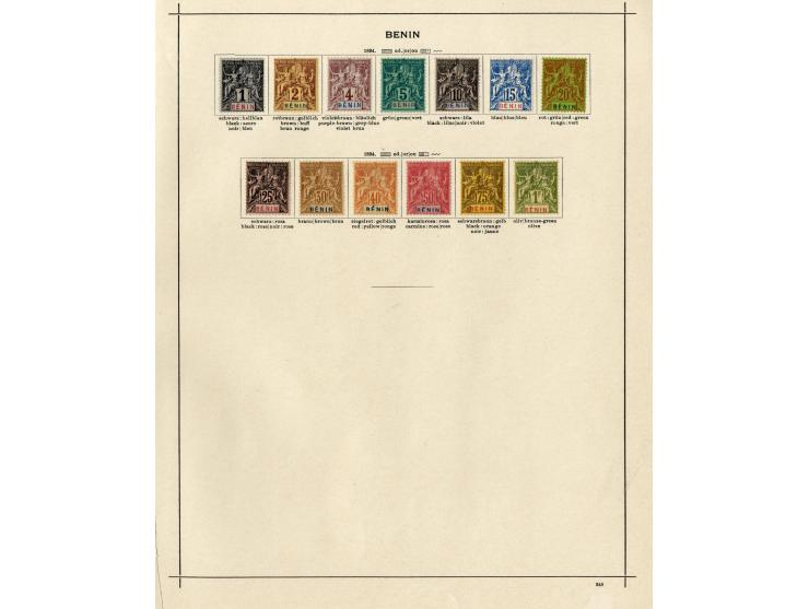 1885/1915 (ca.), ungebrauchte und gestempelte alte Sammlung mit vielen besseren Werten und kpl. Ausgaben, einiges etwas hafte