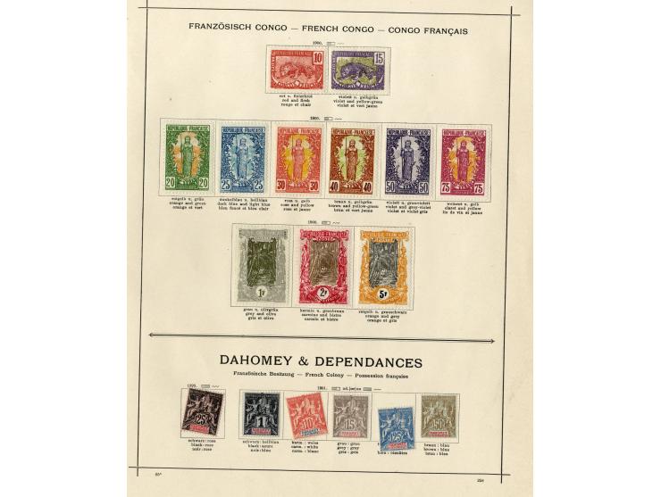 1885/1915 (ca.), ungebrauchte und gestempelte alte Sammlung mit vielen besseren Werten und kpl. Ausgaben, einiges etwas hafte