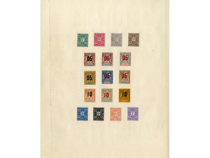 1885/1915 (ca.), ungebrauchte und gestempelte alte Sammlung mit vielen besseren Werten und kpl. Ausgaben, einiges etwas hafte