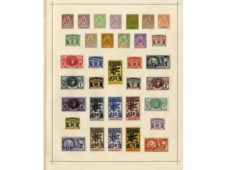 1885/1915 (ca.), ungebrauchte und gestempelte alte Sammlung mit vielen besseren Werten und kpl. Ausgaben, einiges etwas hafte