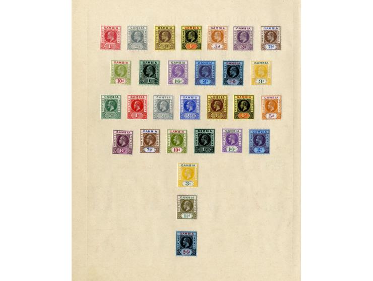 1885/1915 (ca.), ungebrauchte und gestempelte alte Sammlung mit vielen besseren Werten und kpl. Ausgaben, einiges etwas hafte