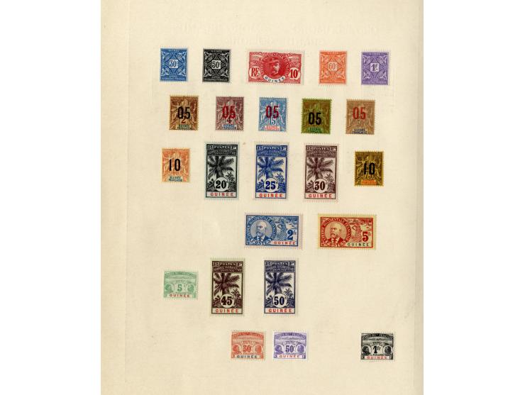 1885/1915 (ca.), ungebrauchte und gestempelte alte Sammlung mit vielen besseren Werten und kpl. Ausgaben, einiges etwas hafte