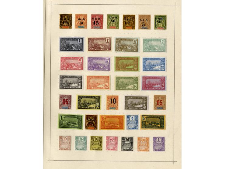 1885/1915 (ca.), ungebrauchte und gestempelte alte Sammlung mit vielen besseren Werten und kpl. Ausgaben, einiges etwas hafte