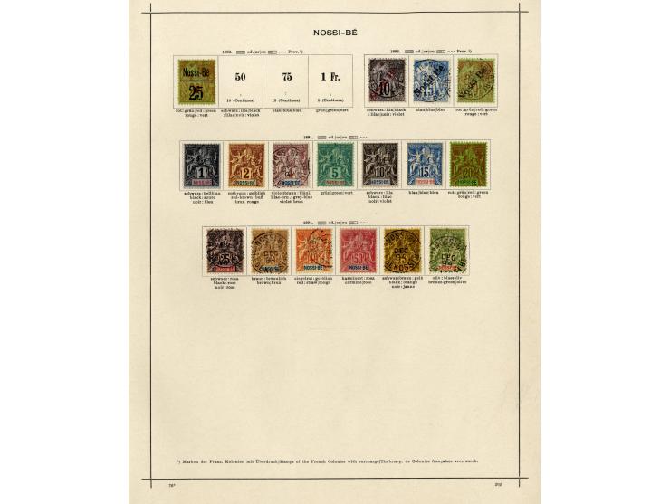 1885/1915 (ca.), ungebrauchte und gestempelte alte Sammlung mit vielen besseren Werten und kpl. Ausgaben, einiges etwas hafte