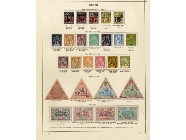 1885/1915 (ca.), ungebrauchte und gestempelte alte Sammlung mit vielen besseren Werten und kpl. Ausgaben, einiges etwas hafte